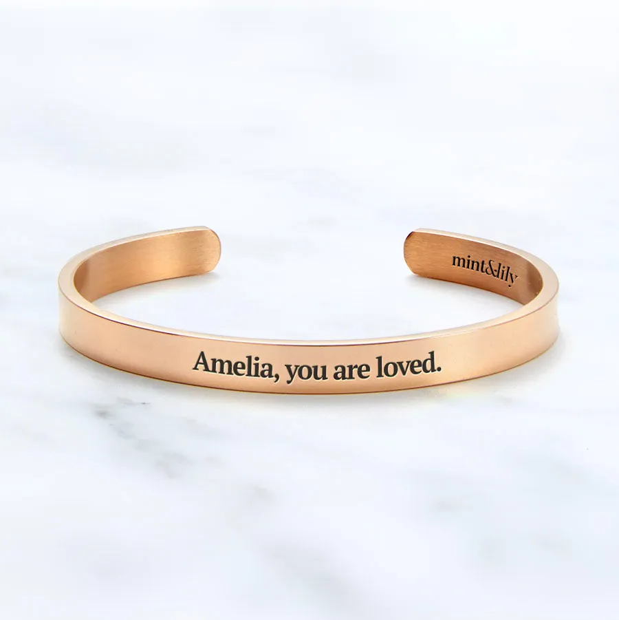 Customize Your Personalizable Cuff Bracelet