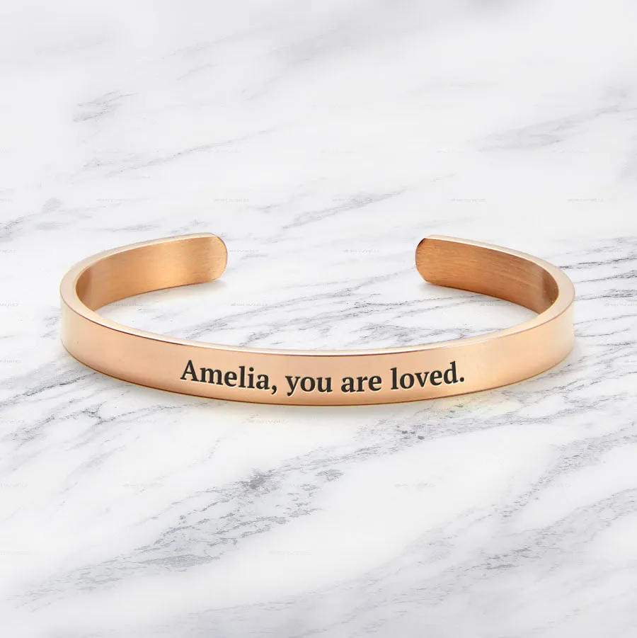 Customize Your Personalizable Cuff Bracelet