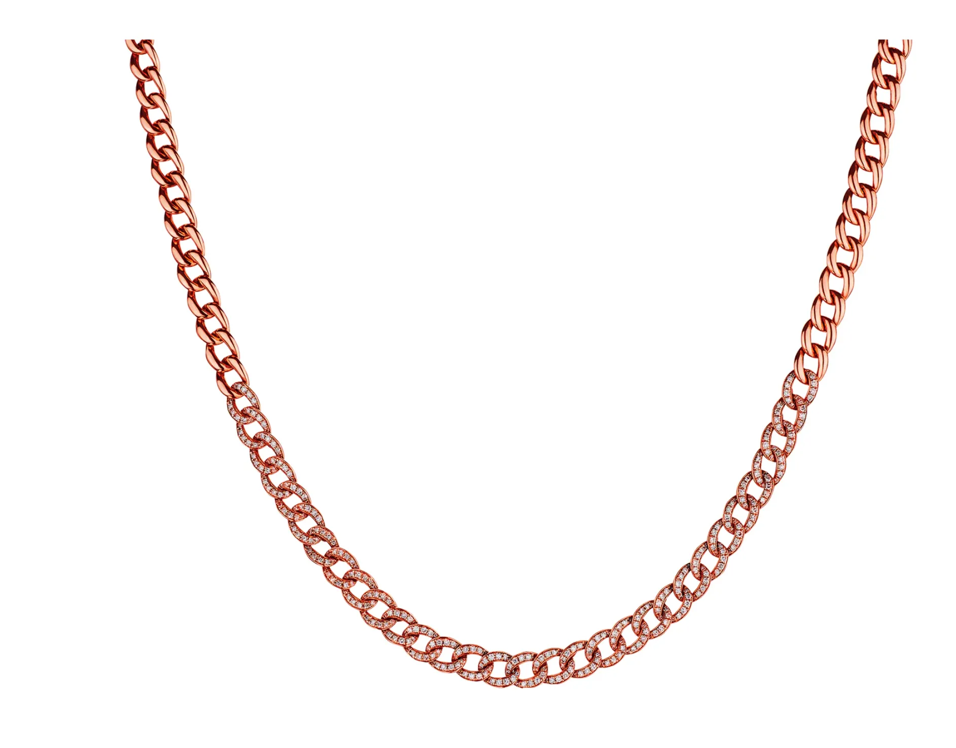 DIAMOND CURB LINK NECKLACE