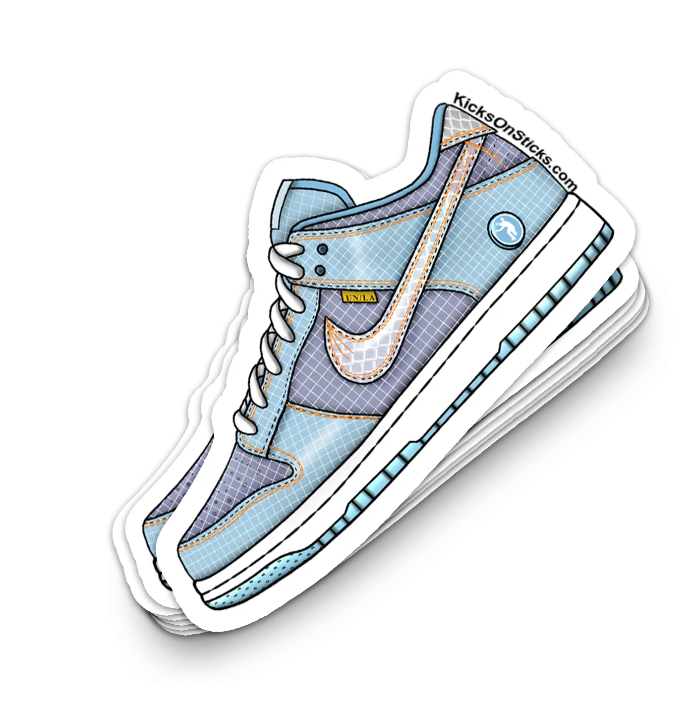 Dunk Low "Union Blue" Sneaker Sticker