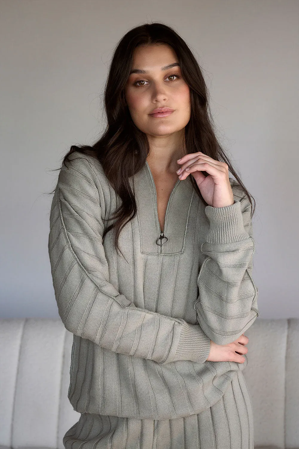 Eadie Lifestyle Catalina Sweater Pistachio