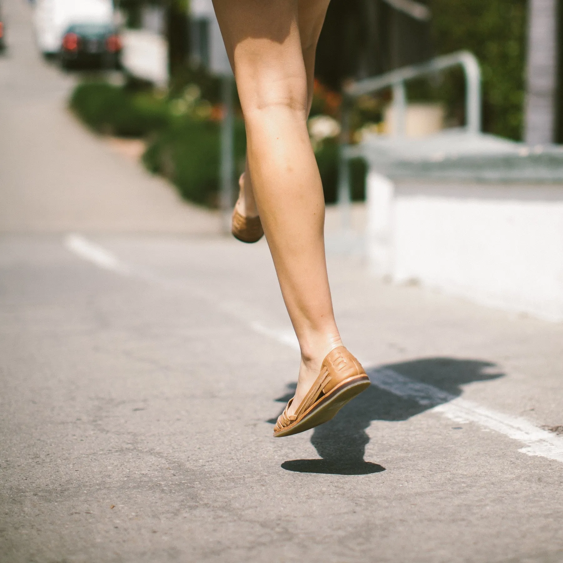 Ecuador Huarache Sandal in Almond