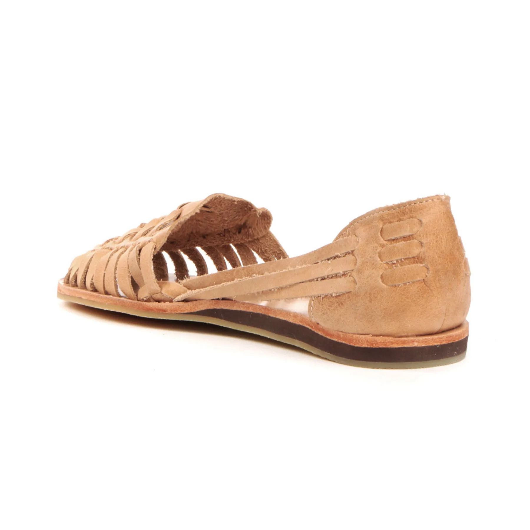 Ecuador Huarache Sandal in Almond