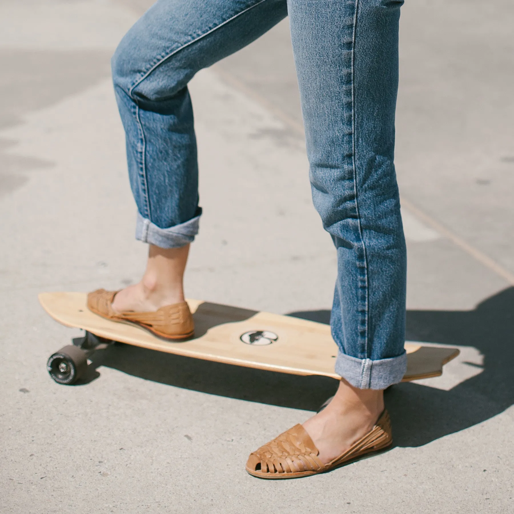 Ecuador Huarache Sandal in Almond