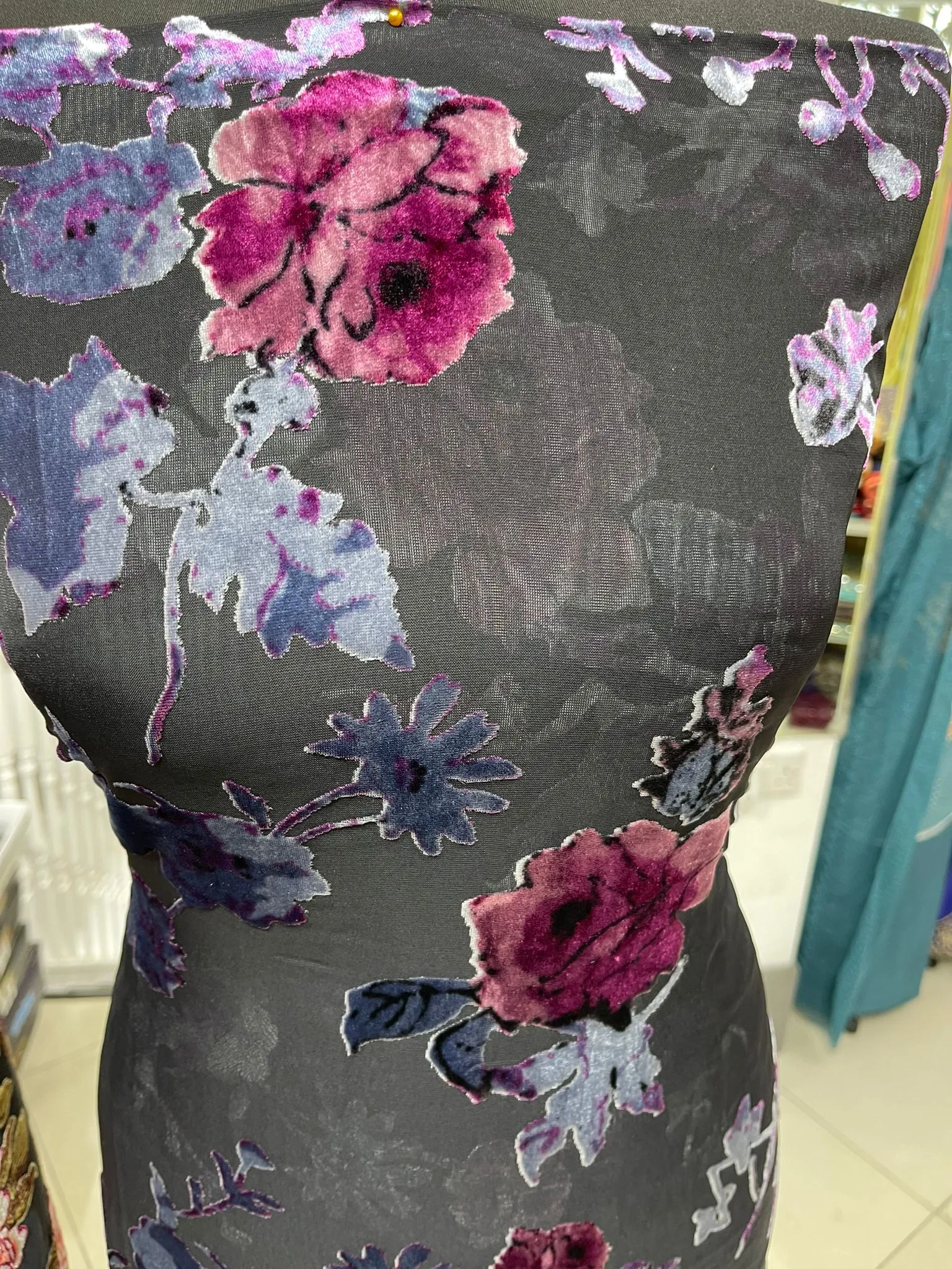 Floral Loose Plachi Fabric