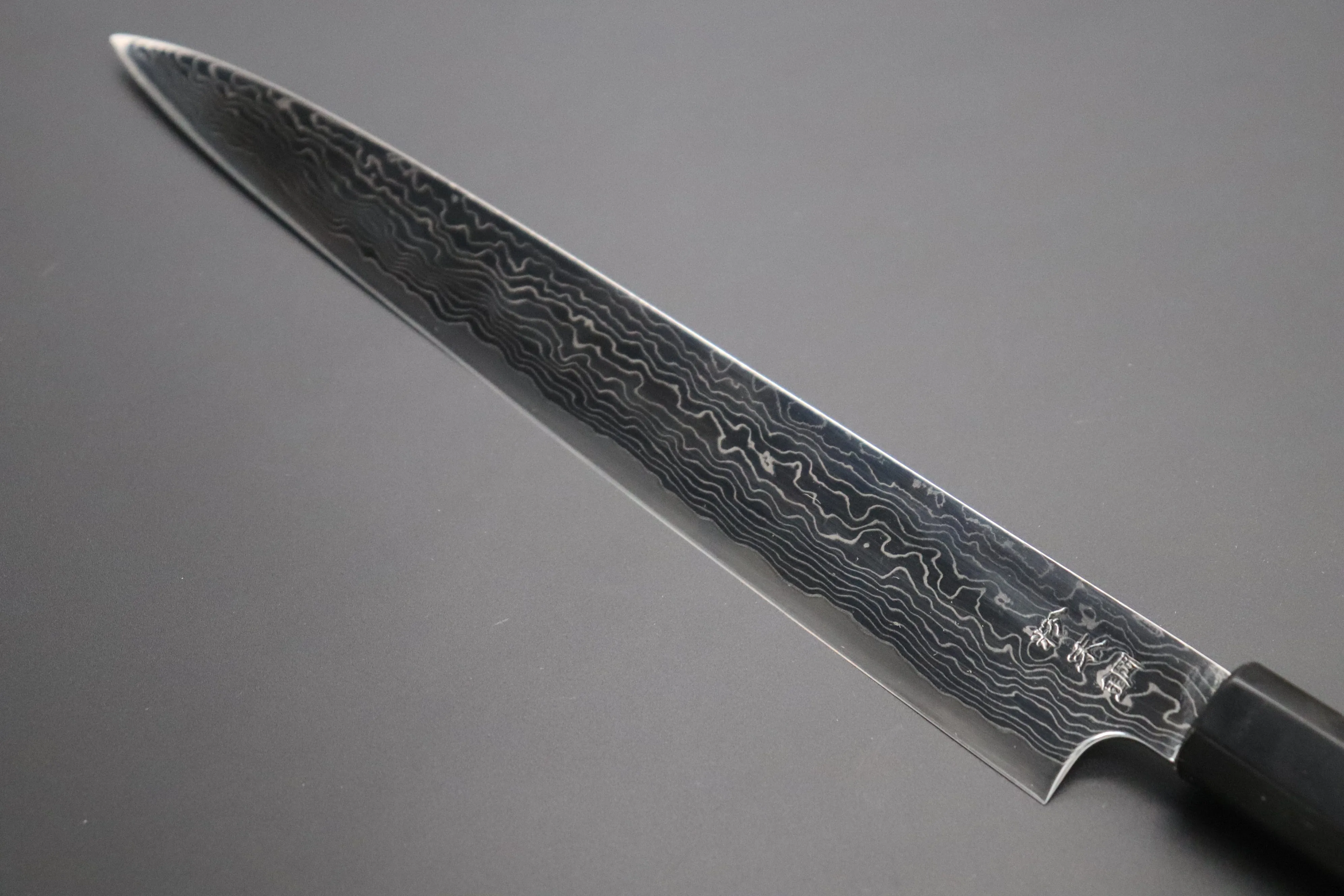 Fu-Rin-Ka-Zan R-2 Damascus Wa Series Wa Sujihiki (240mm and 270mm, 2 sizes) Octagonal Magnolia Wood Handle