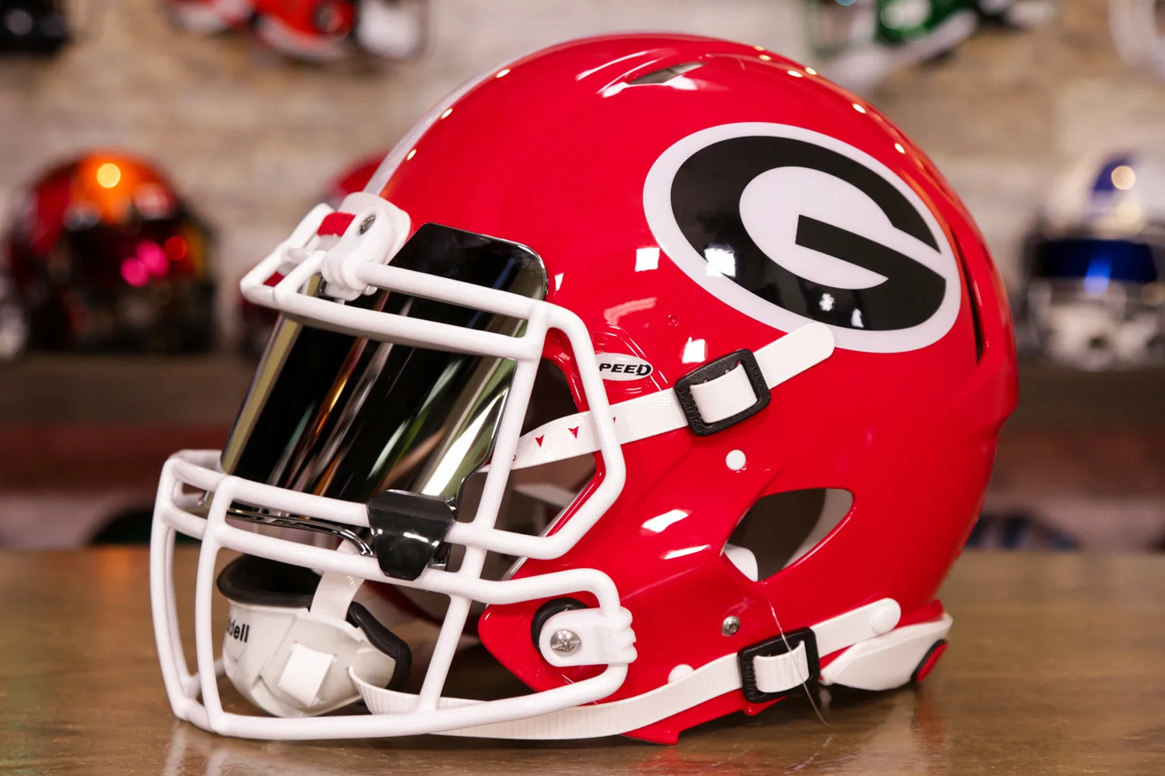 Georgia Bulldogs Riddell Speed Authentic Helmet - GG Edition 00270