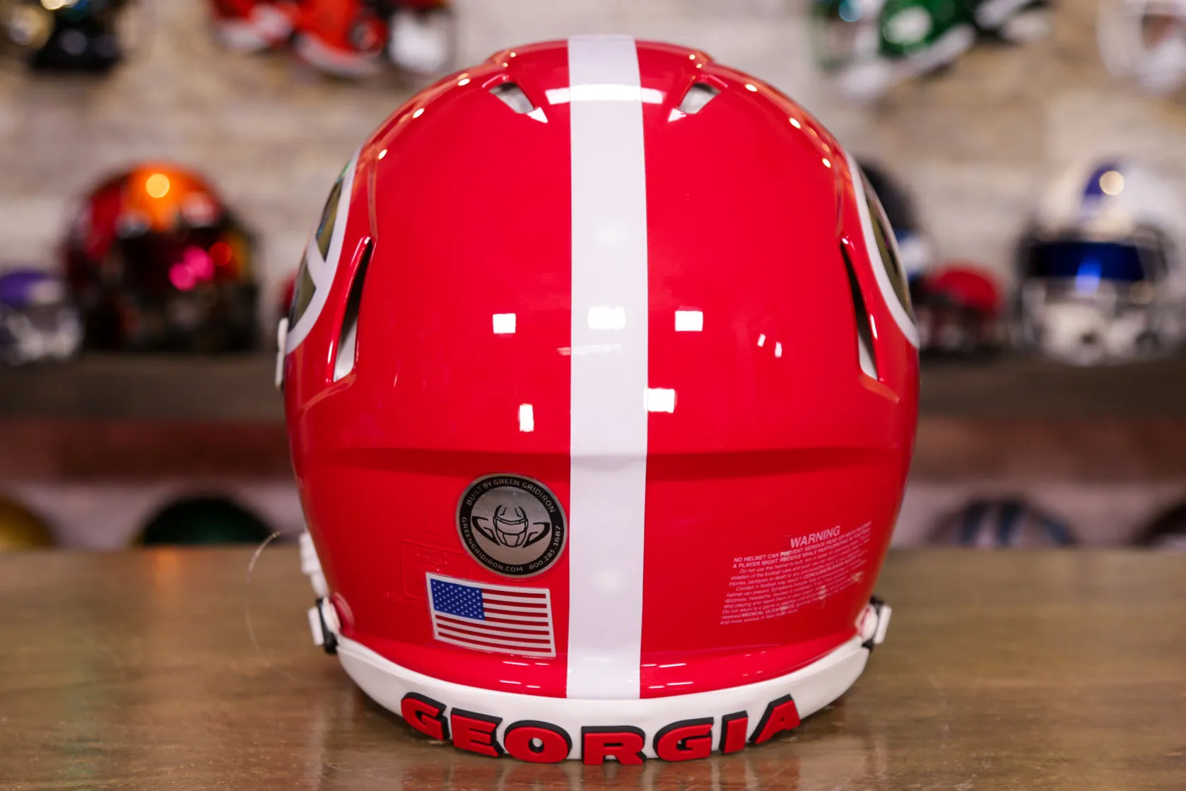 Georgia Bulldogs Riddell Speed Authentic Helmet - GG Edition 00270