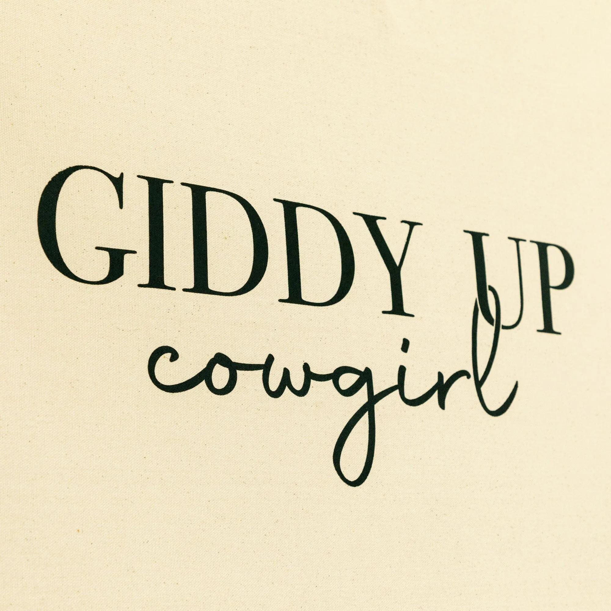 Giddy Up Cowgirl Wall Hanging