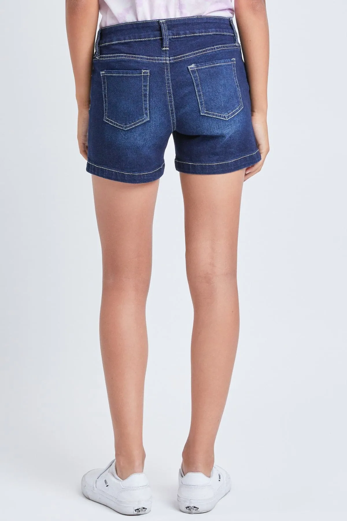 Girls Essential Side Slit Hem Shorts