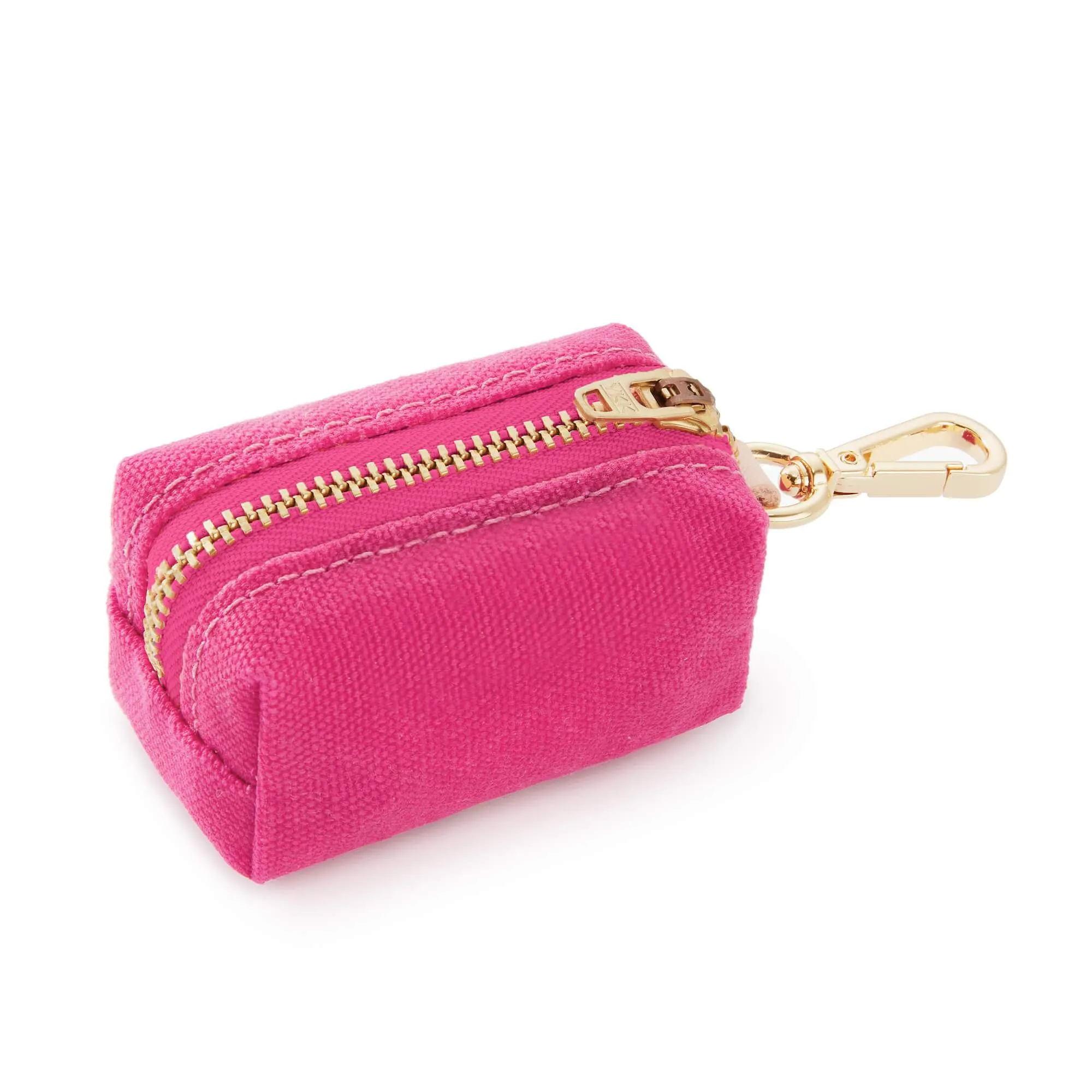 Hot Pink Waxed Canvas Waste Bag Dispenser