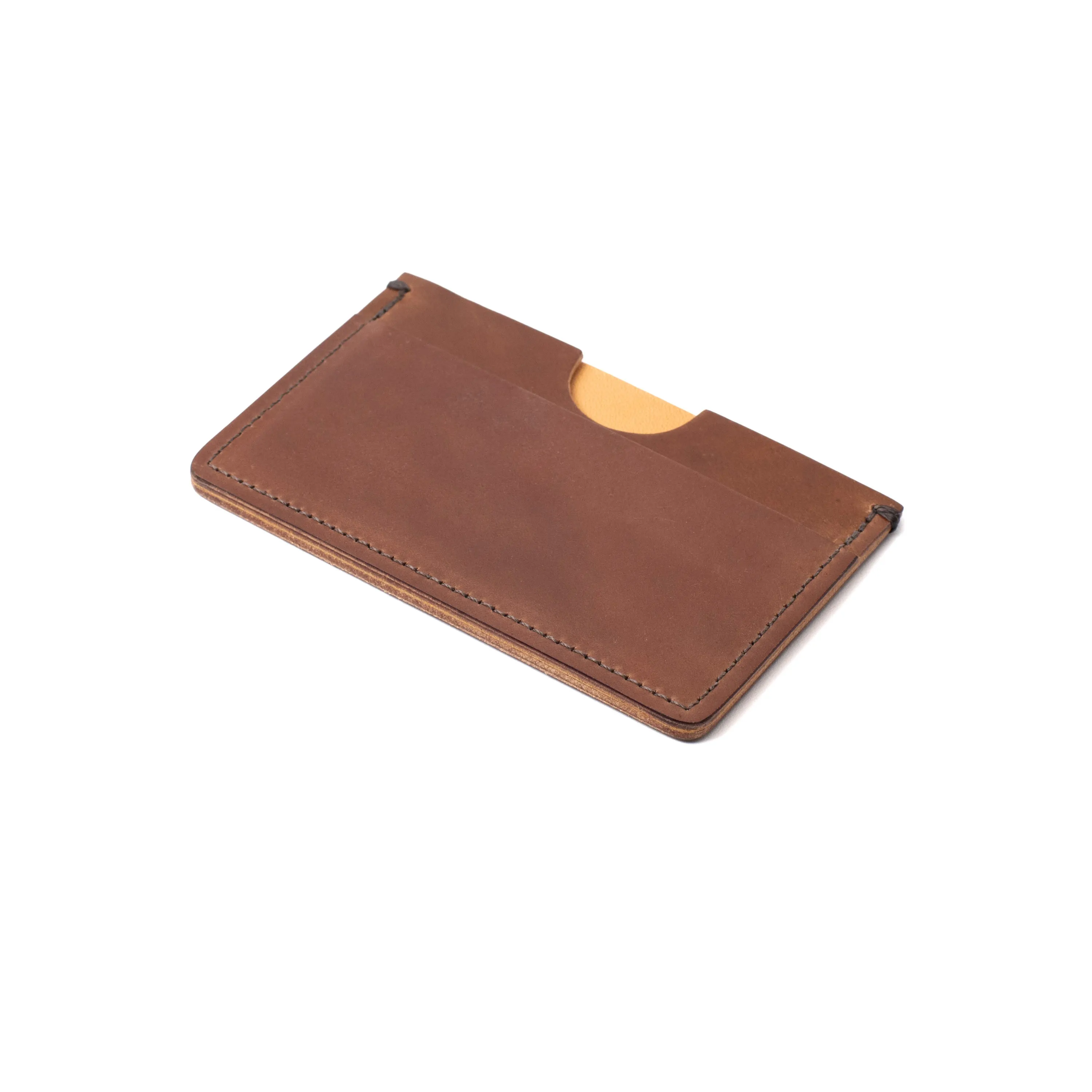 Houghton Card Holder - Bourbon Horween Shell Cordovan