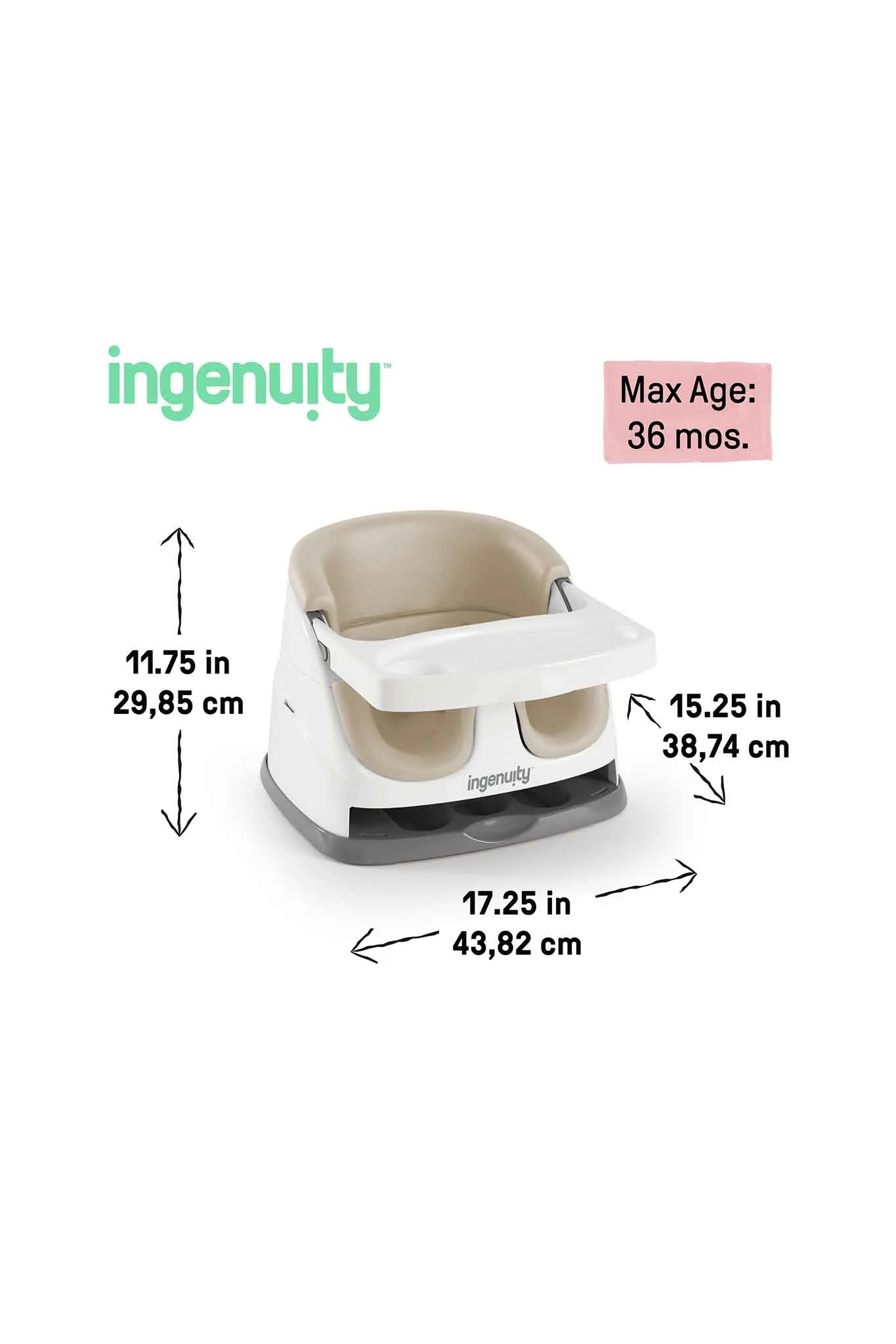 Ingenuity Baby Base 2-in-1 Seat