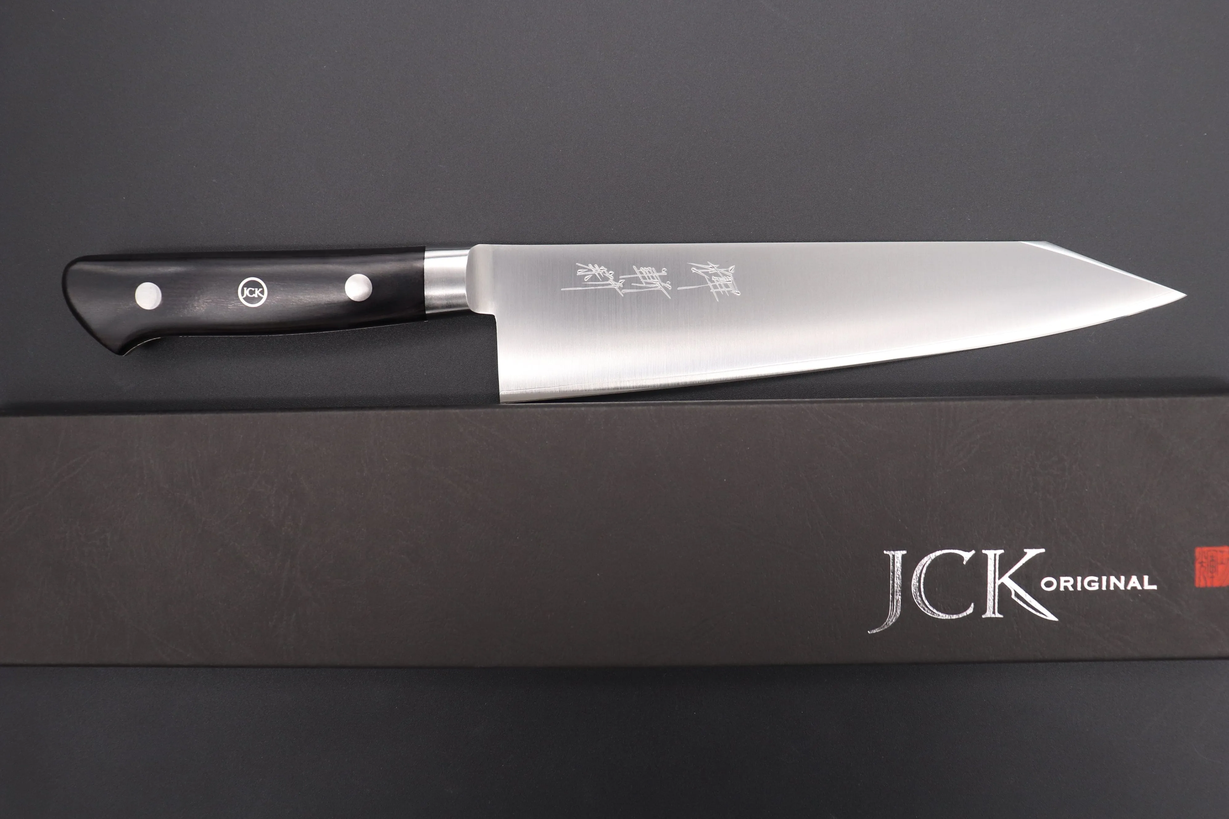 JCK Original Kagayaki NOVEL Series | R-2 Laminated KN-3 Kiritsuke-Gyuto 200mm (7.8 Inch)