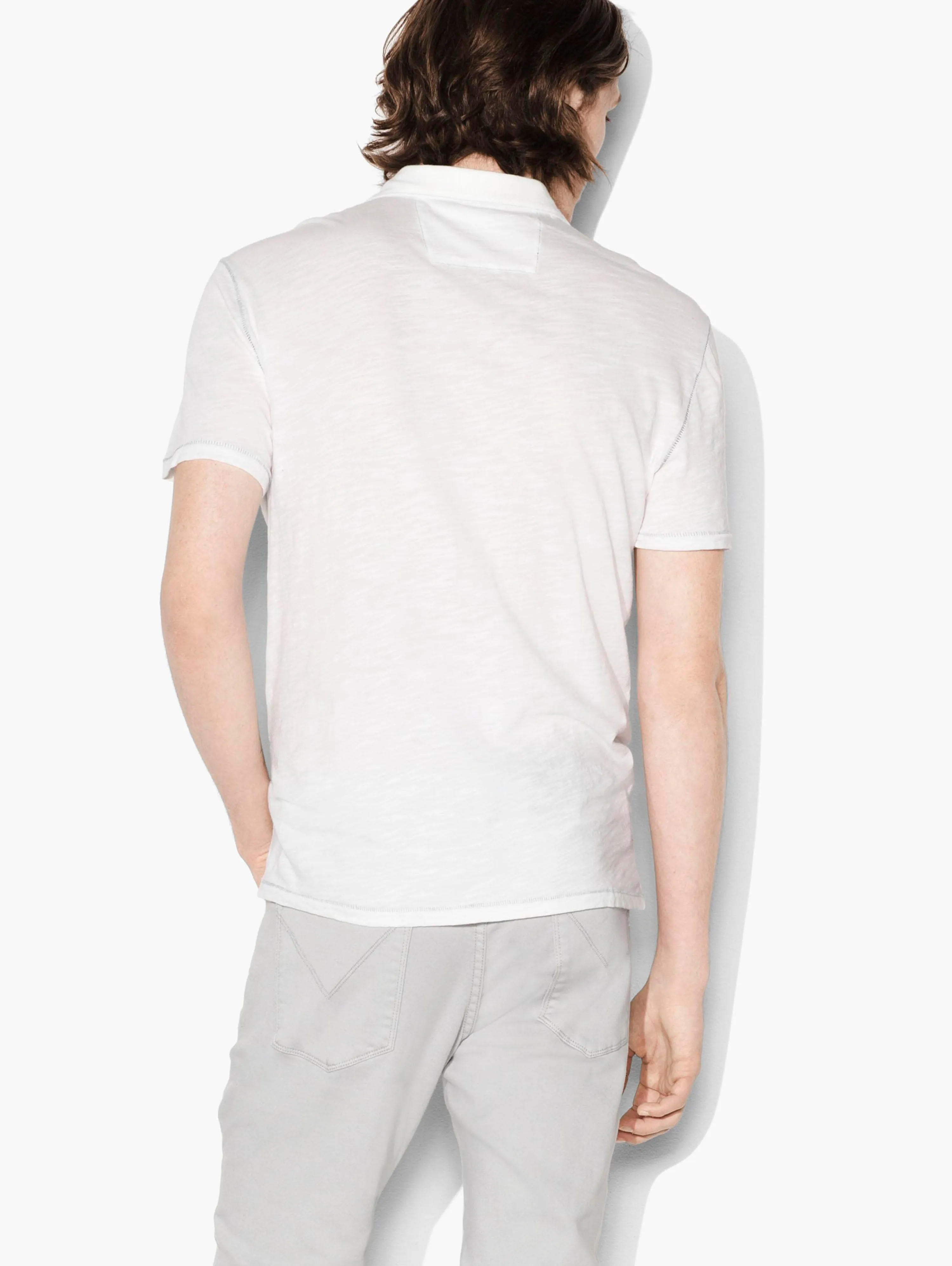 John Varvatos - Short Sleeve Peace Polo