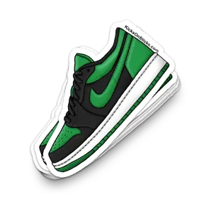 Jordan 1 Low "Lucky Green" Sneaker Sticker