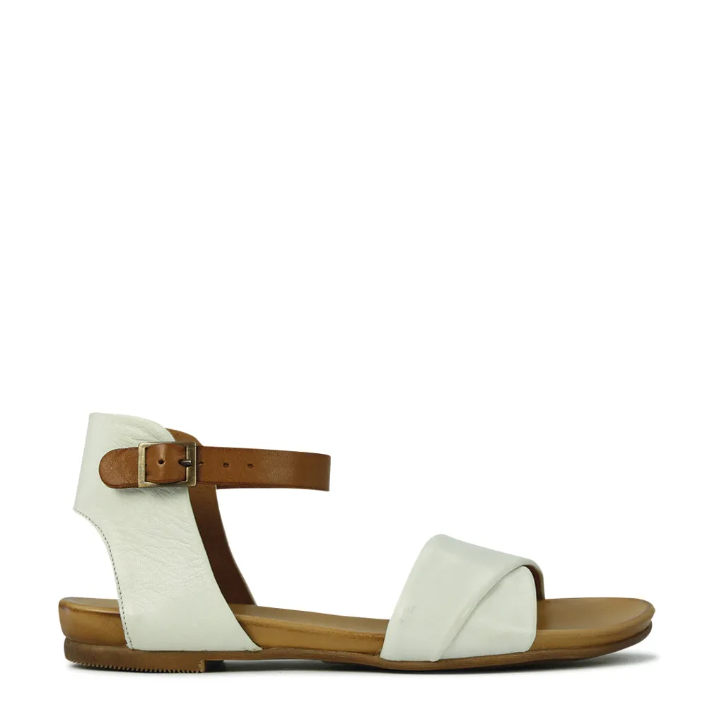 Larnia Leather Ankle Strap Sandals