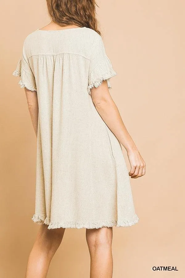 Linen Swing Dress