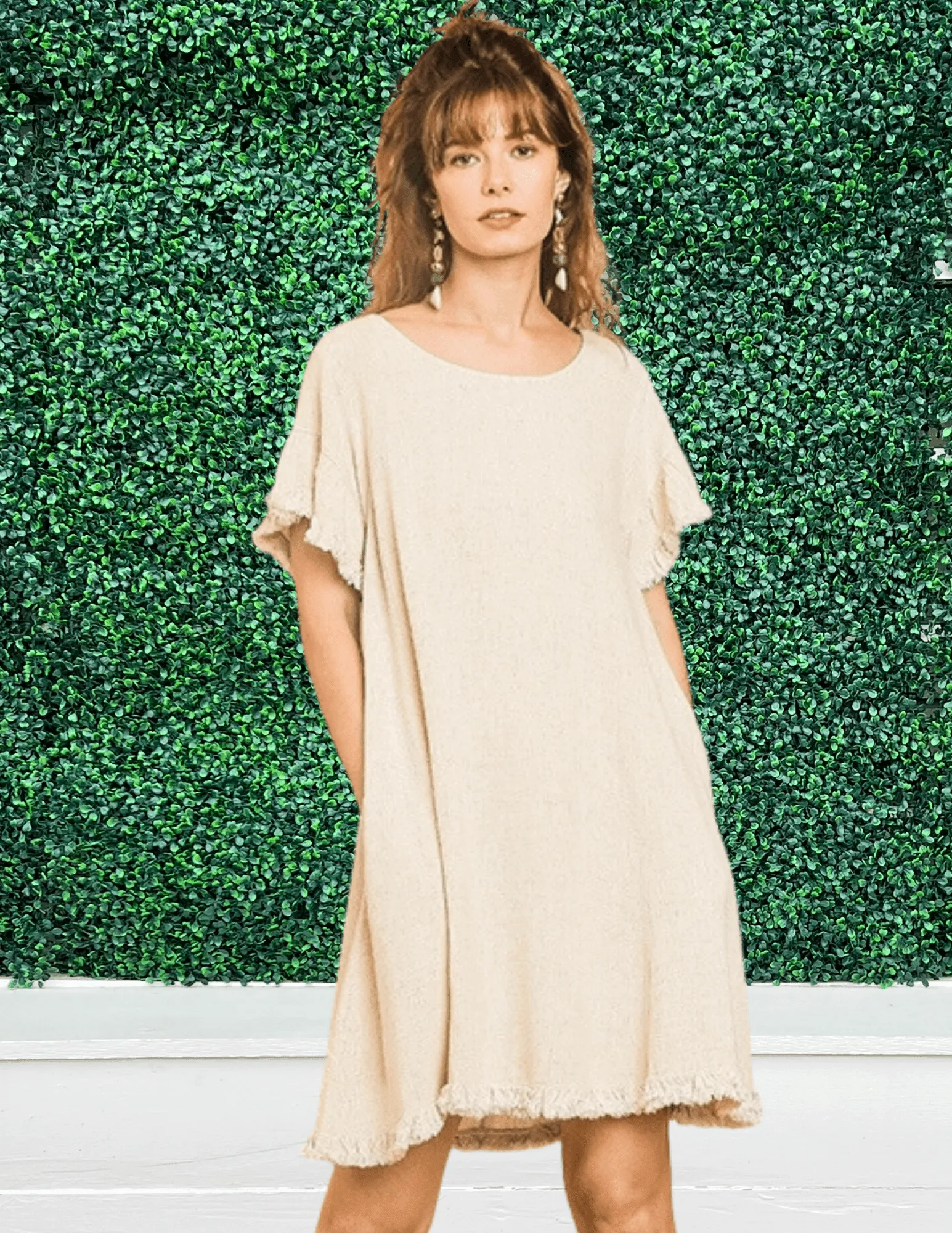 Linen Swing Dress