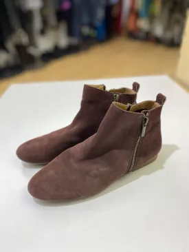 Lucky Brand suede booties 7.5