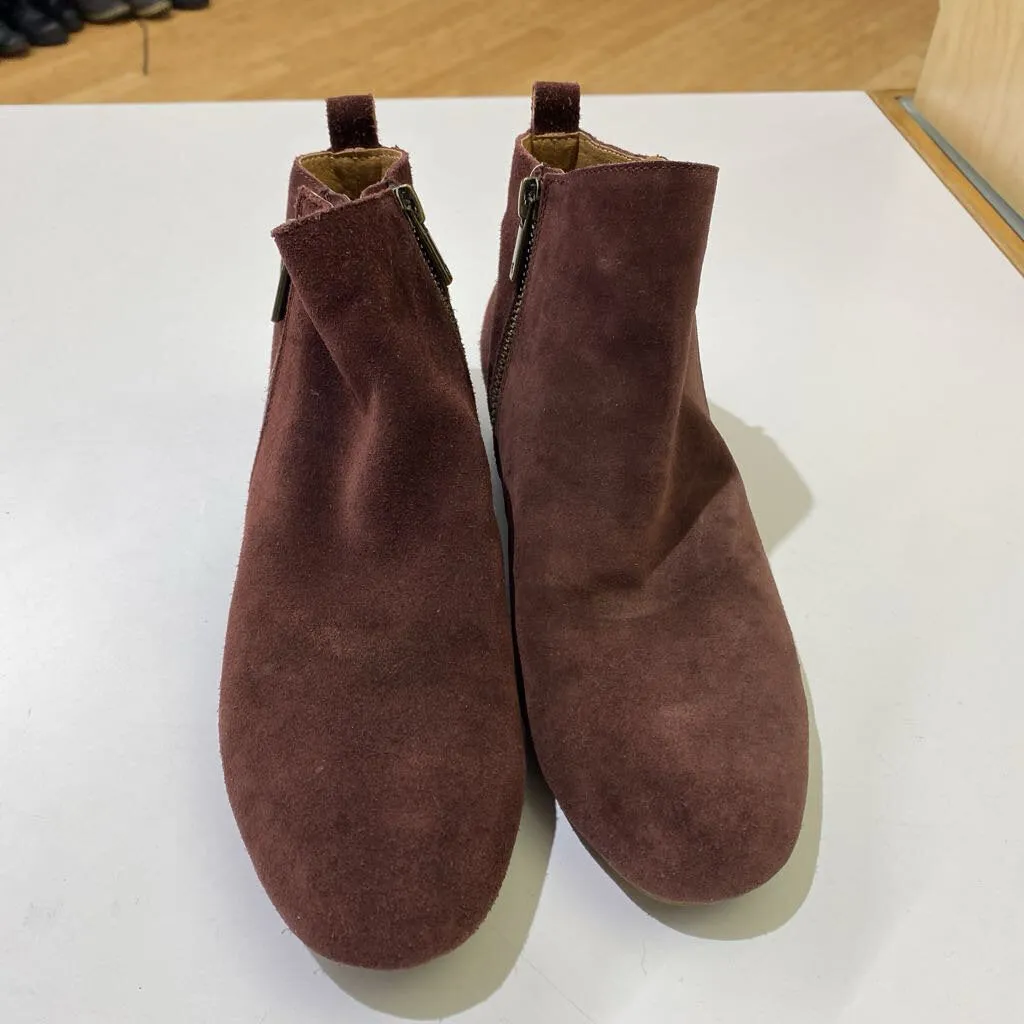 Lucky Brand suede booties 7.5