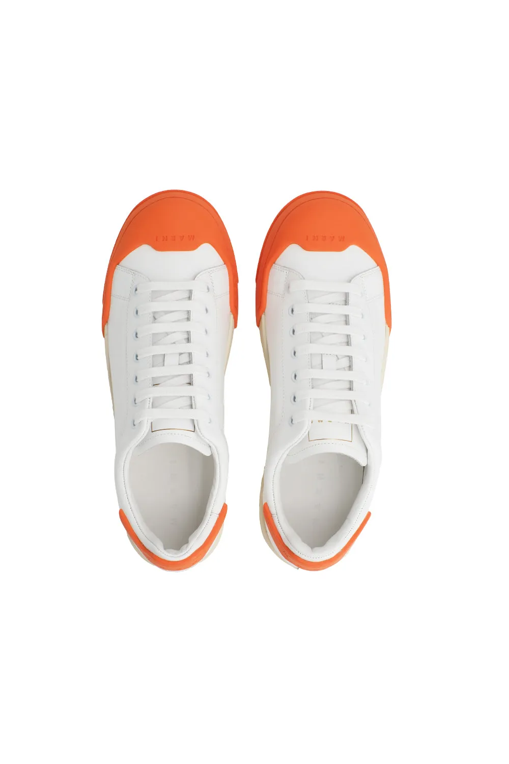 Marni Dada Bumper Sneaker 'Lily White/Orange'