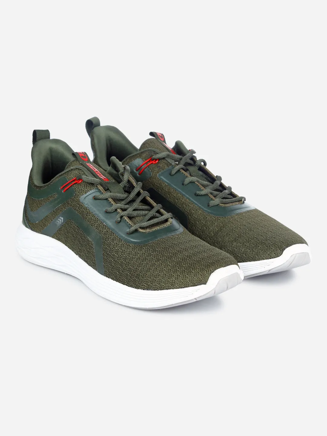 Men's Olive Lace Up Sneaker (ID7513)