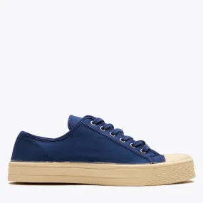 MILITARY GUM LOW TOP - NAVY