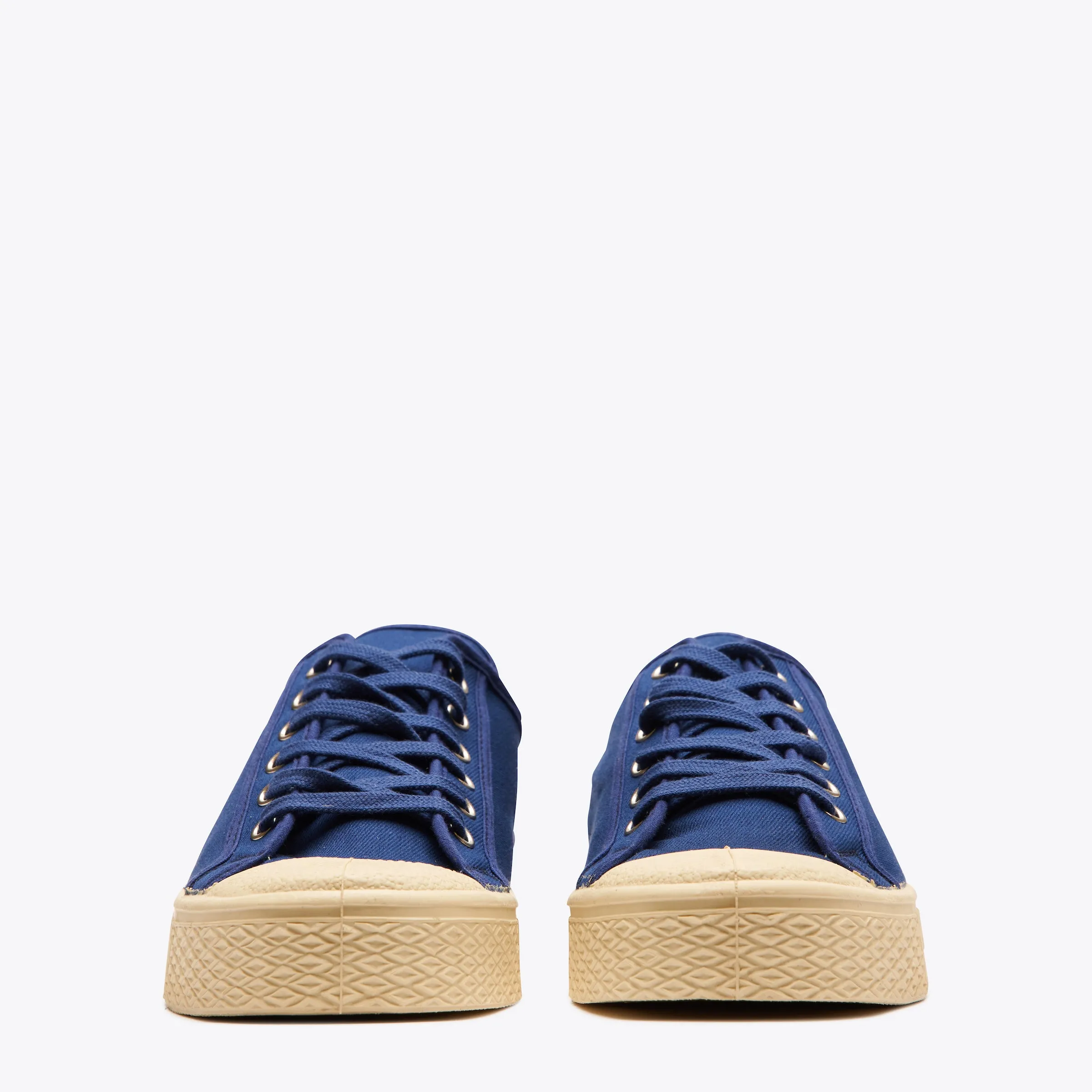 MILITARY GUM LOW TOP - NAVY