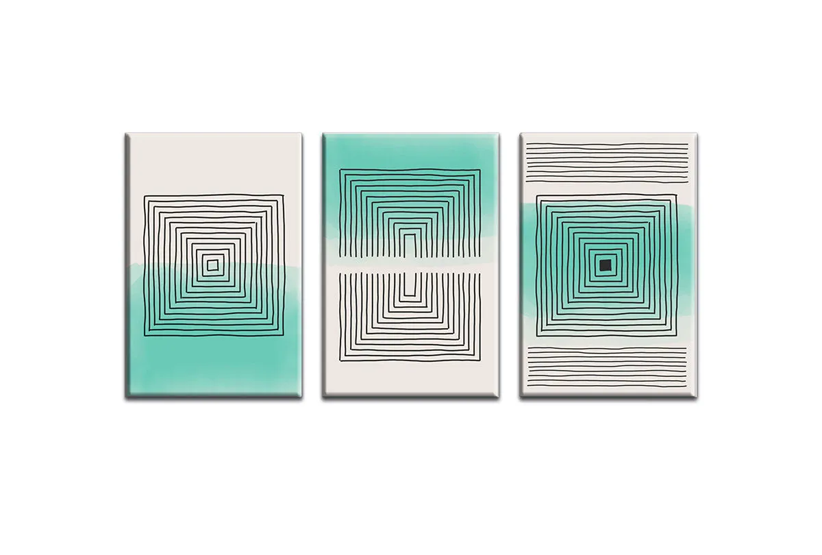 Minimalist Abstract 13ABC | Set of 3 | Abstract Wall Art Print