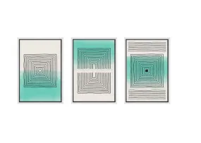 Minimalist Abstract 13ABC | Set of 3 | Abstract Wall Art Print