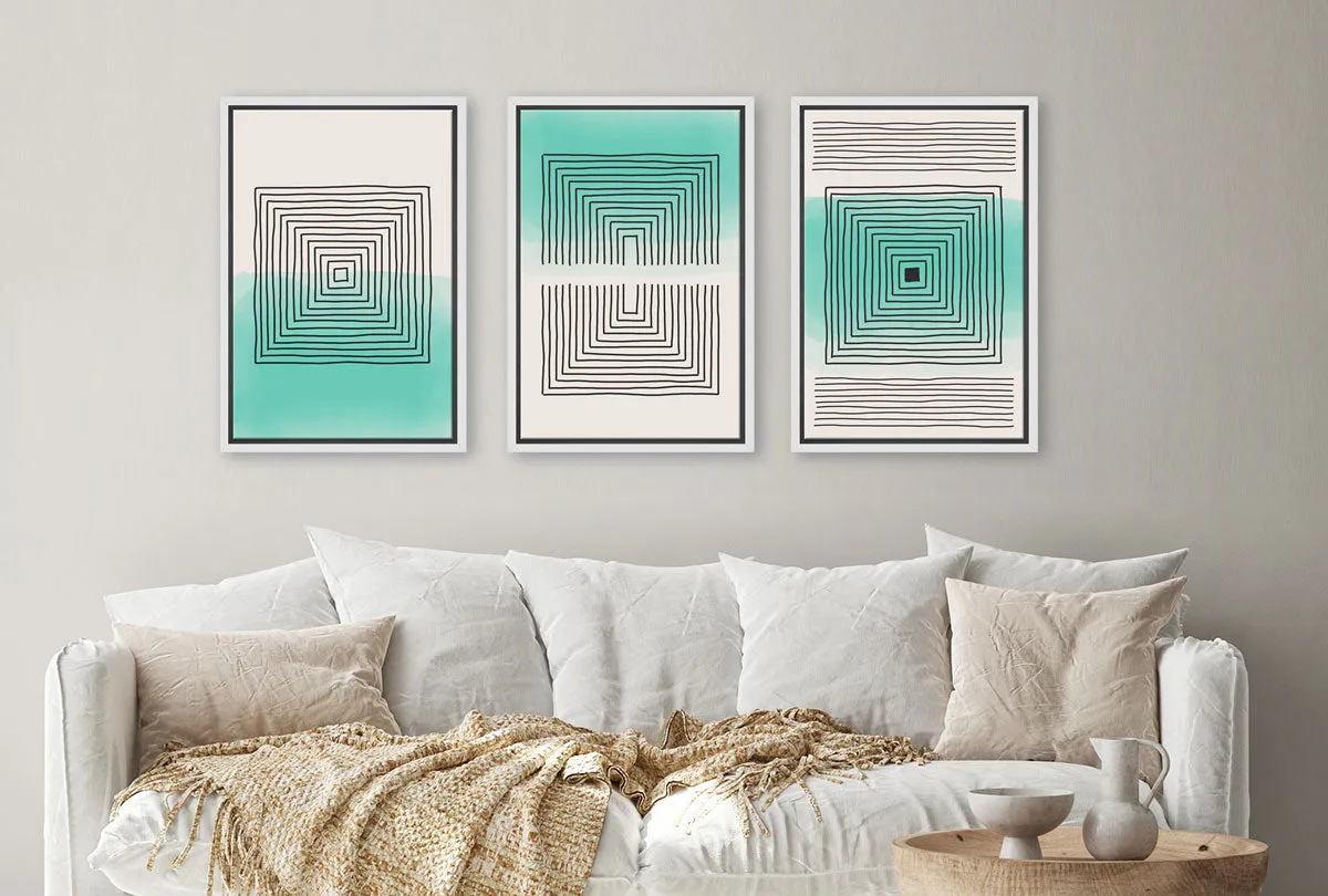 Minimalist Abstract 13ABC | Set of 3 | Abstract Wall Art Print