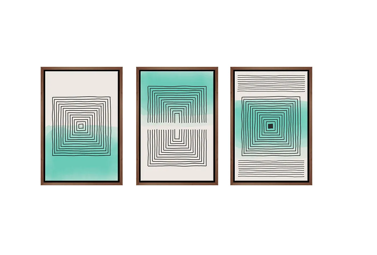 Minimalist Abstract 13ABC | Set of 3 | Abstract Wall Art Print