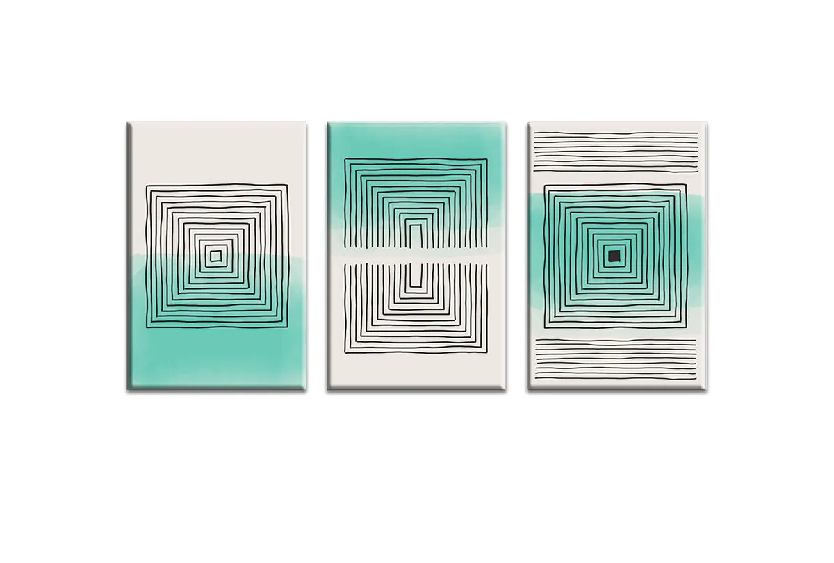 Minimalist Abstract 13ABC | Set of 3 | Abstract Wall Art Print