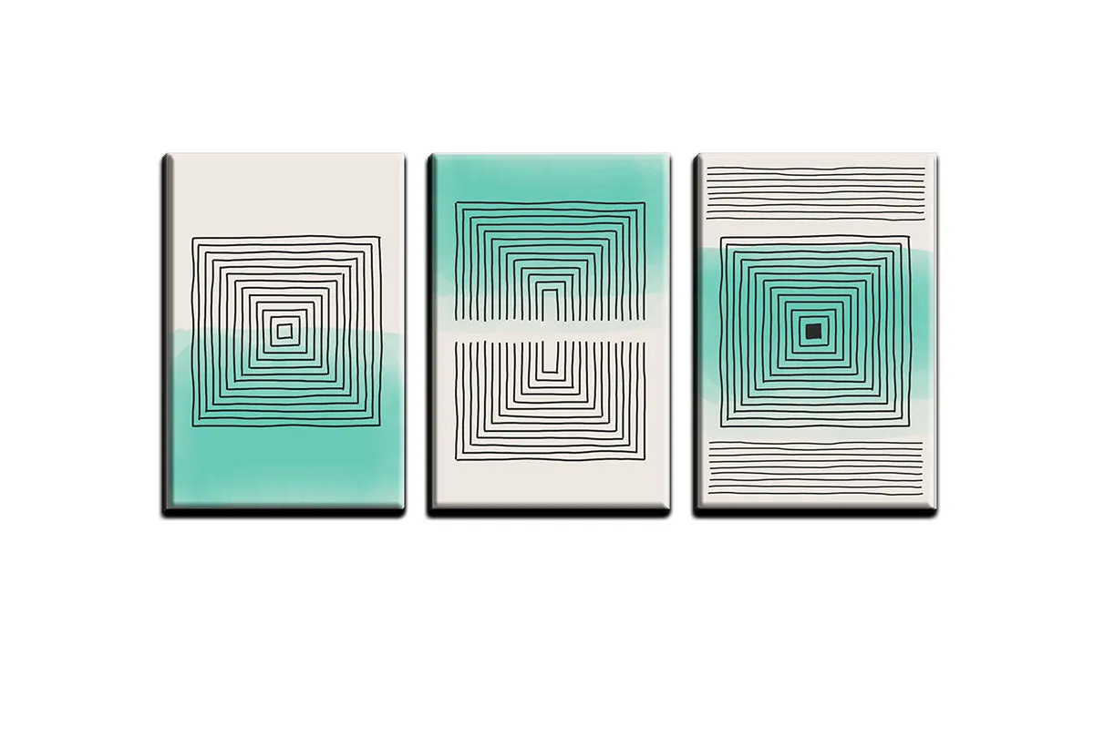 Minimalist Abstract 13ABC | Set of 3 | Abstract Wall Art Print