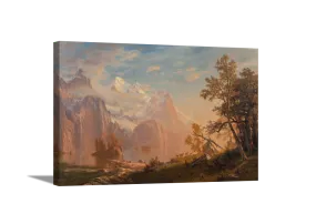 Mount Whitney | Albert Bierstadt Masters Classic Art in Gallery Wrapped Canvas | Various Sizes