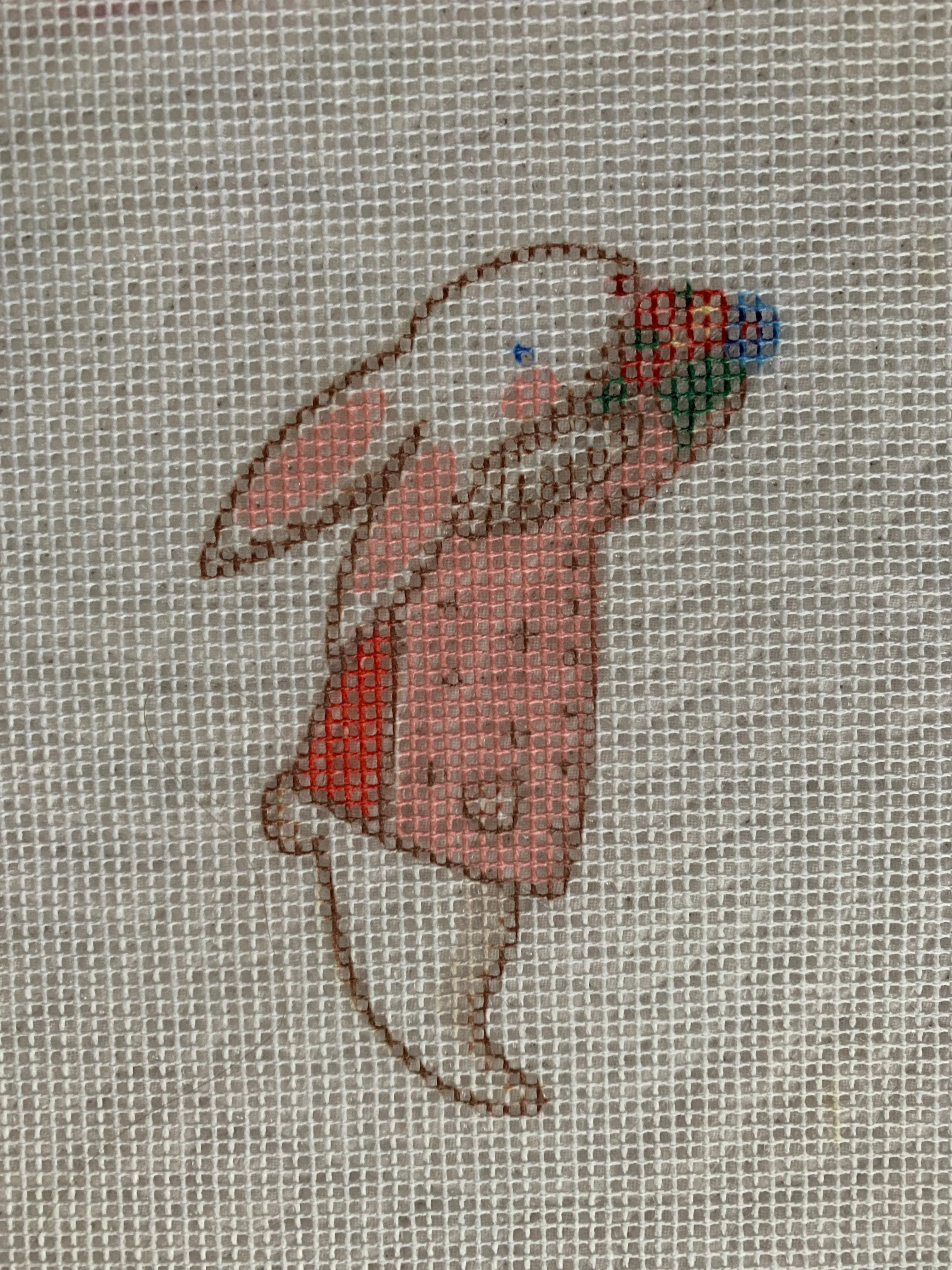 Needlepoint Boy Bunny