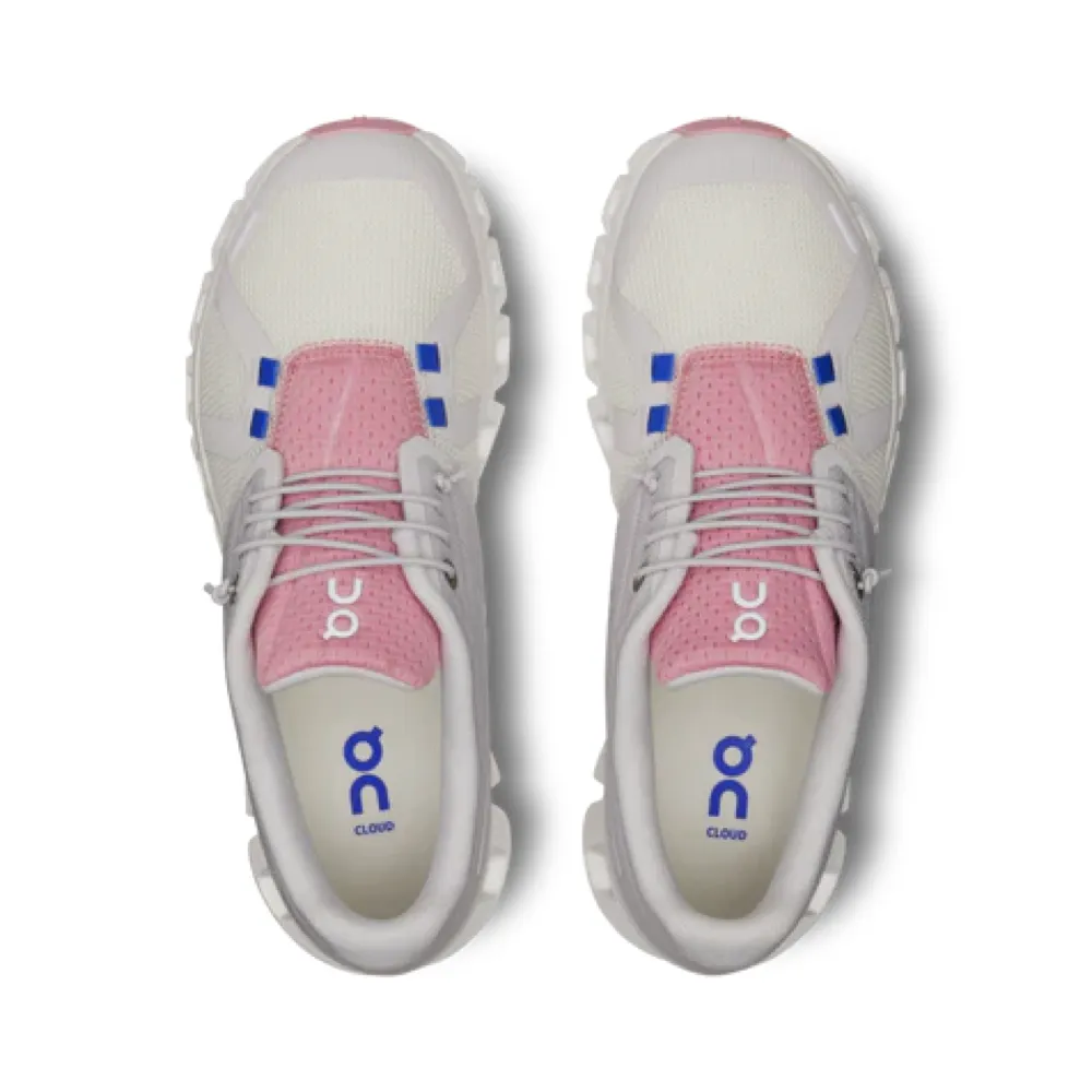 Womens Cloud 5 Ultra-Comfort Push Sneaker in Elegant Ivory/Blossom Design