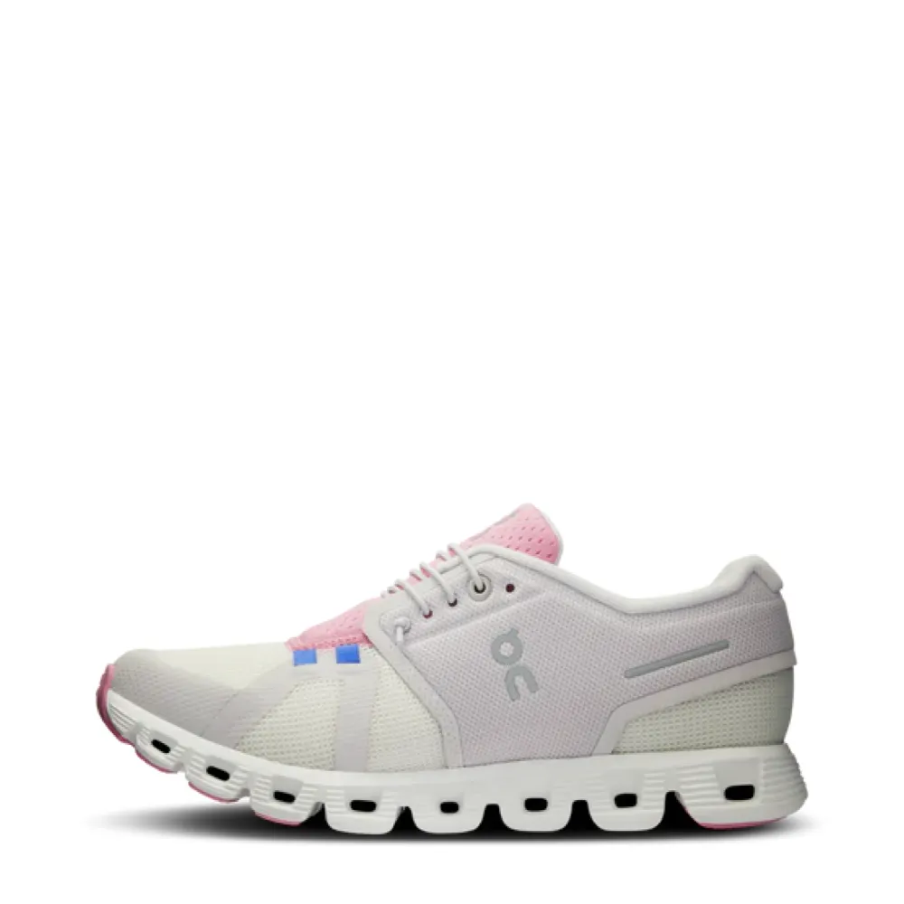 Womens Cloud 5 Ultra-Comfort Push Sneaker in Elegant Ivory/Blossom Design