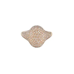 PAVÉ DIAMOND SIGNET RING