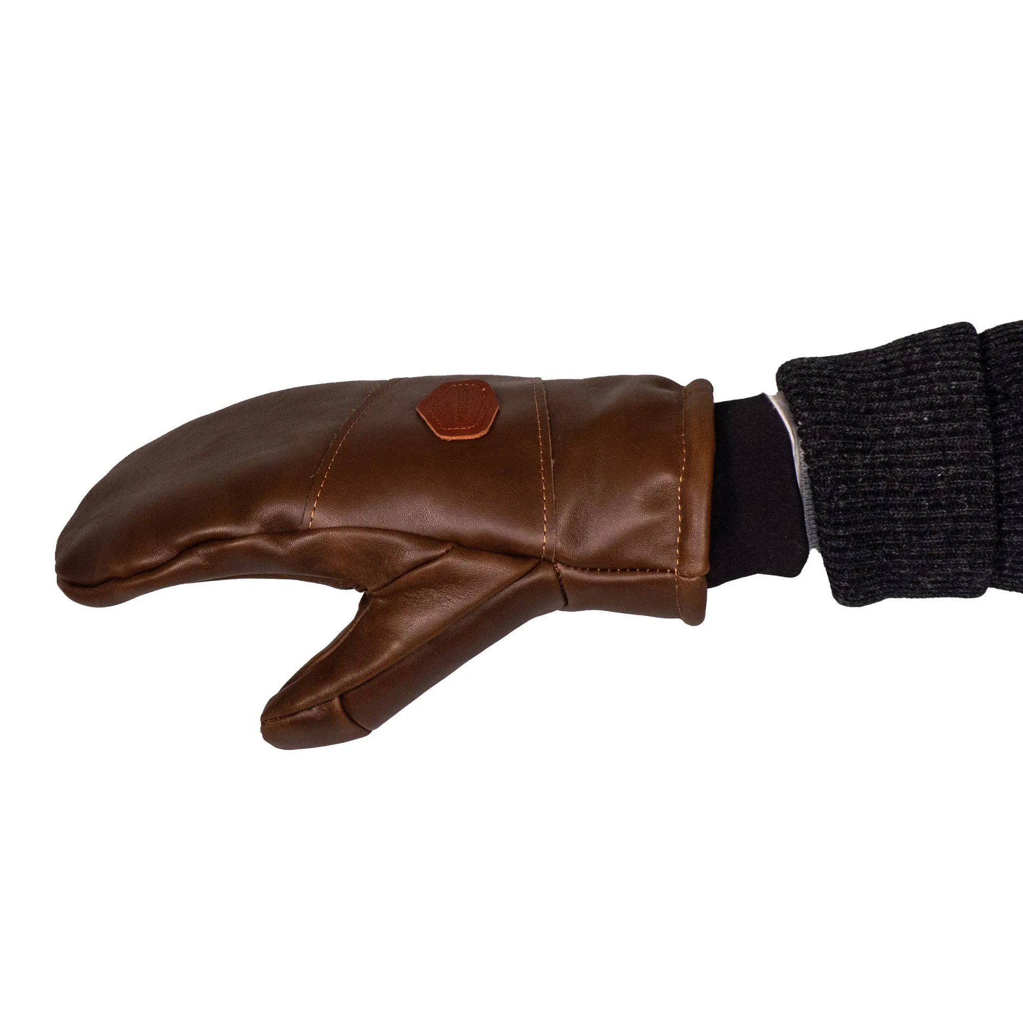 Peaks All-Leather Mitts