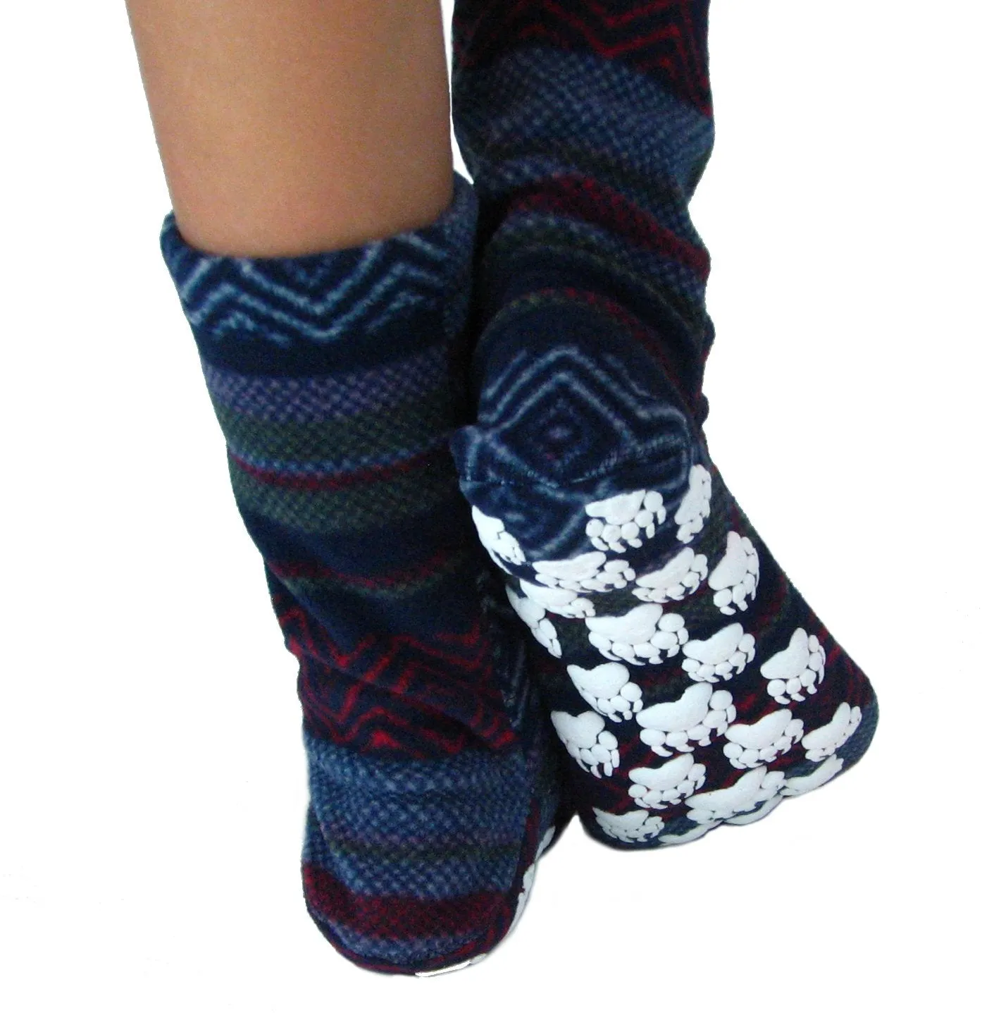 Polar Feet SUPER STRETCHY Fleece Socks - Nordic