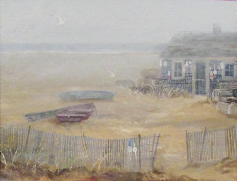 "Cape Cod Foggy Mists" by Rowenna Anderson - Oil Painting