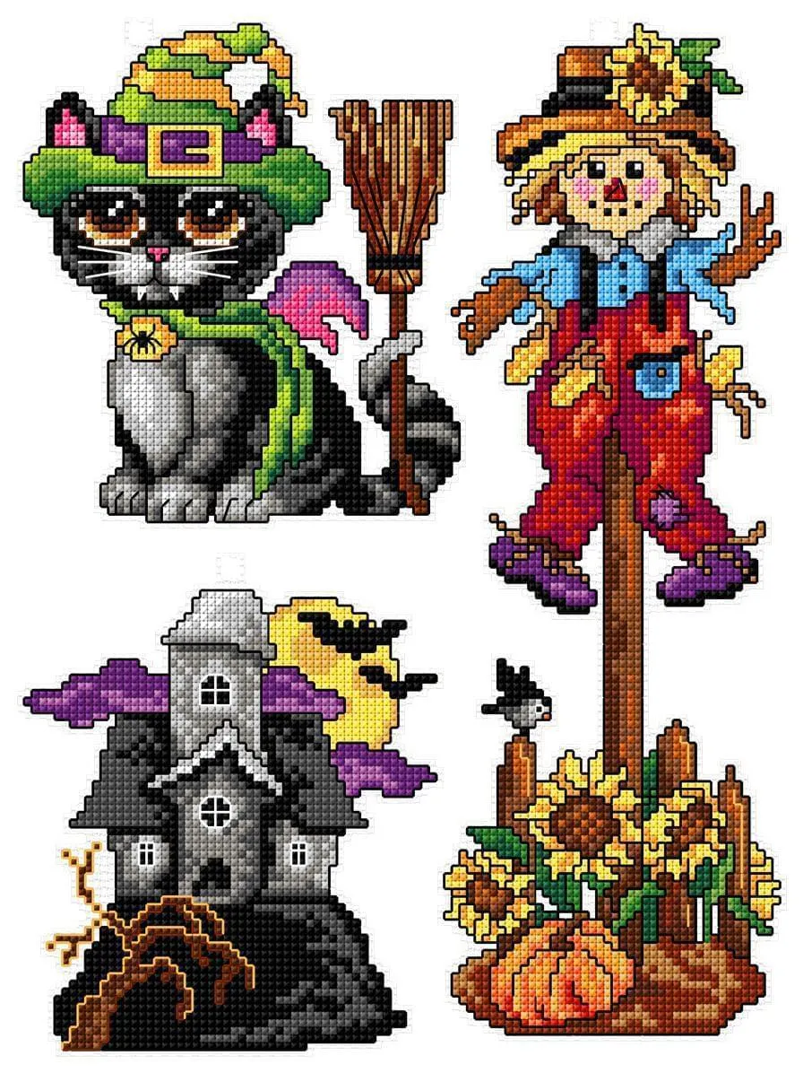 "Halloween" 111CS Counted Cross-Stitch Kit