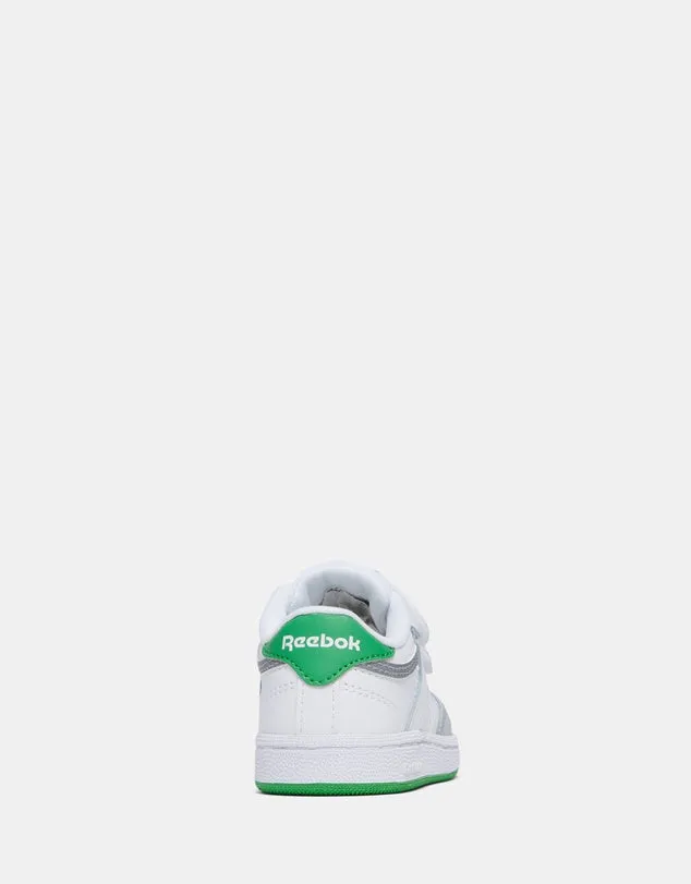 Reebok Club C 2V - White/Sport Green/Pure Grey 2