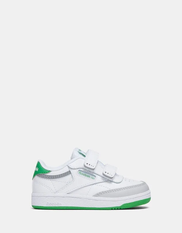 Reebok Club C 2V - White/Sport Green/Pure Grey 2