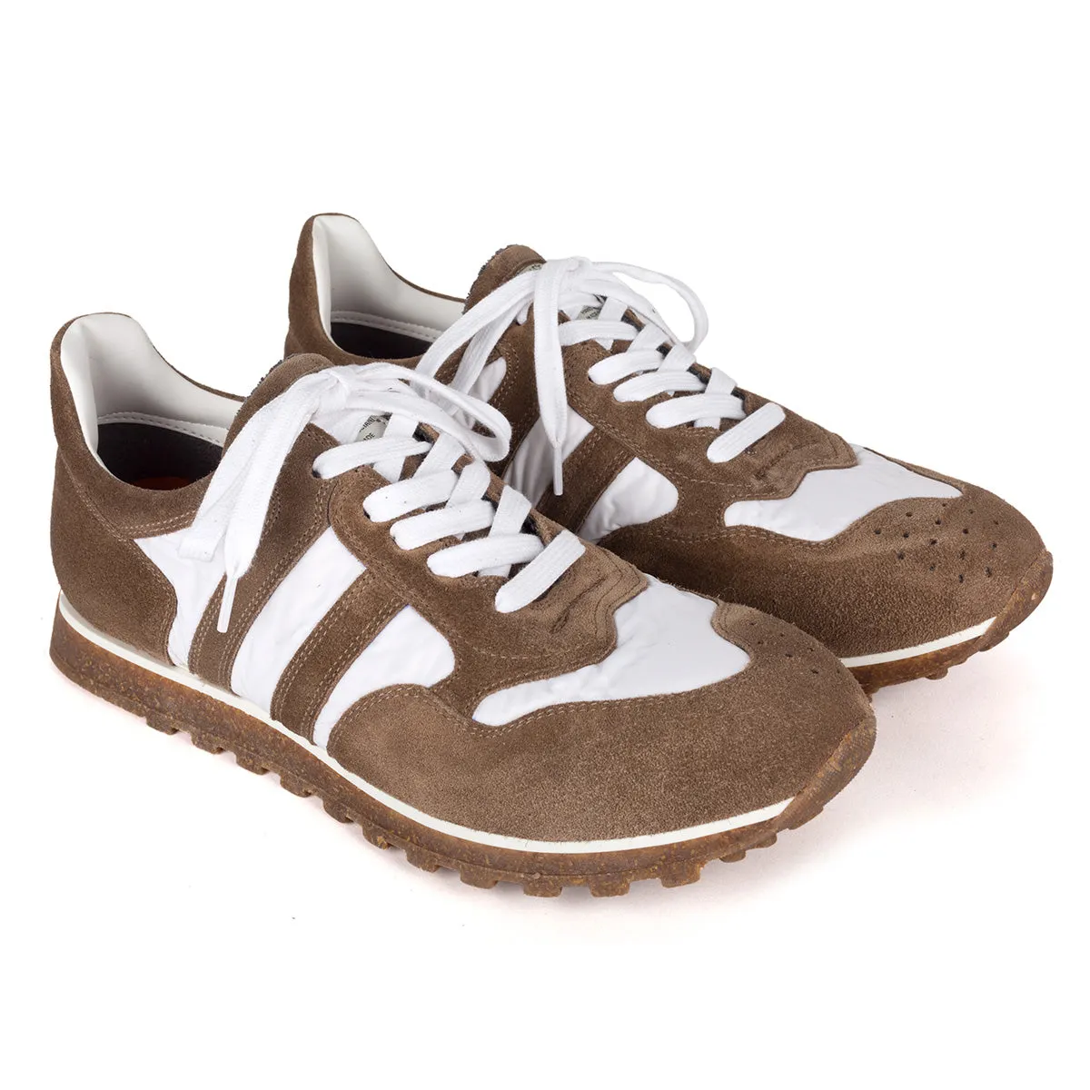 SPORT 6500<br> White & brown sneakers