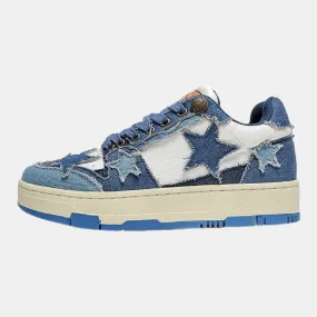 Star | Denim Sneakers with Star Detail