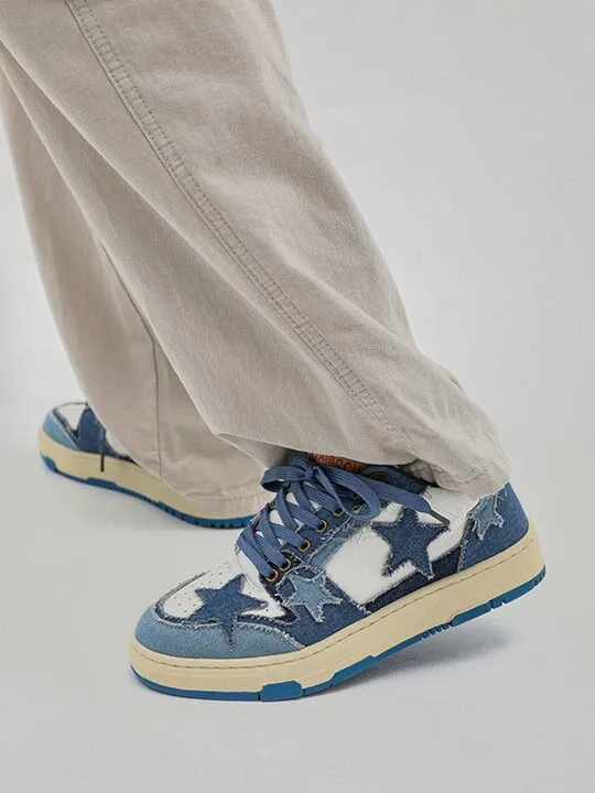 Star | Denim Sneakers with Star Detail