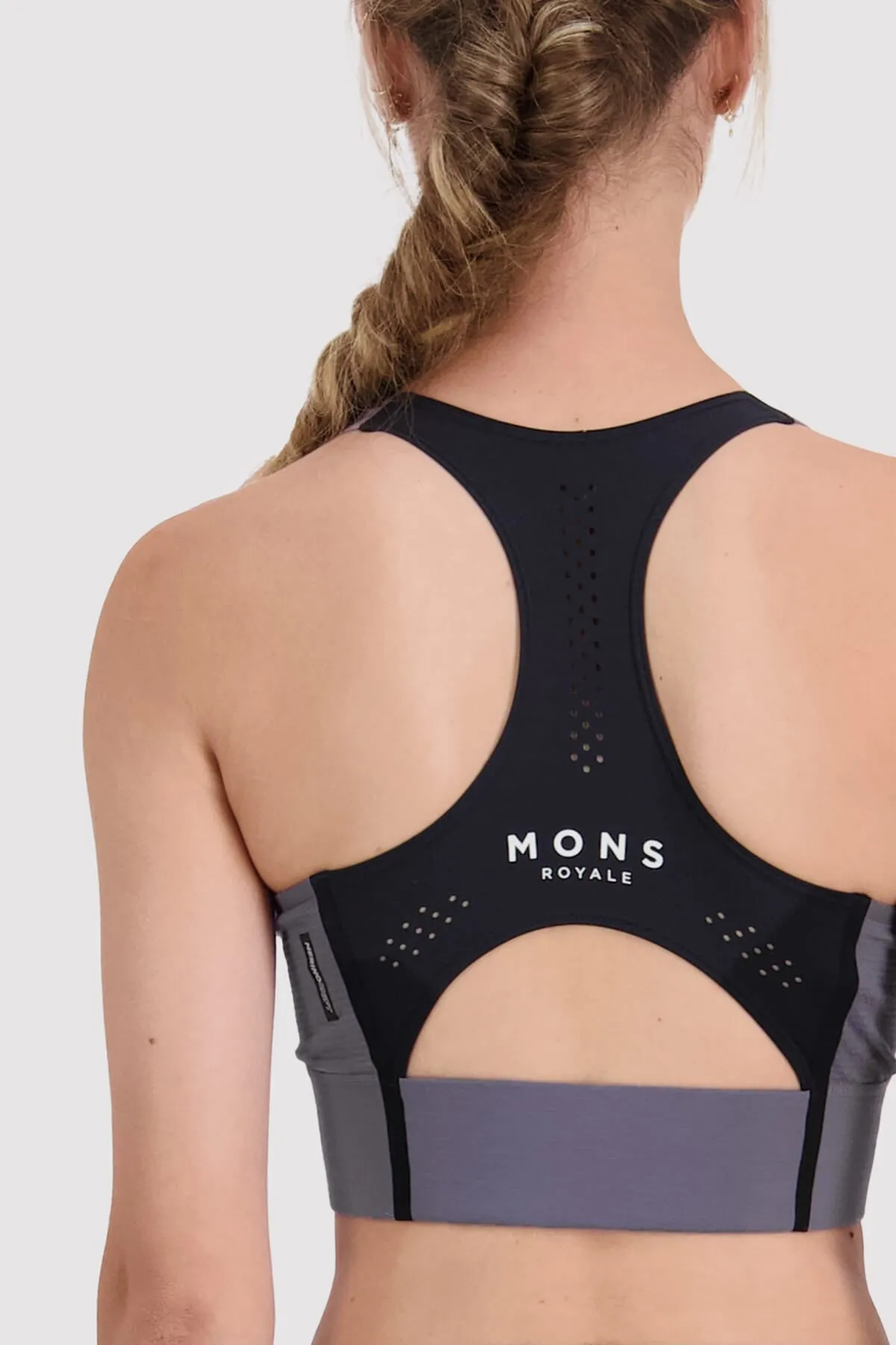 Stratos Merino Sports Bra - Shark